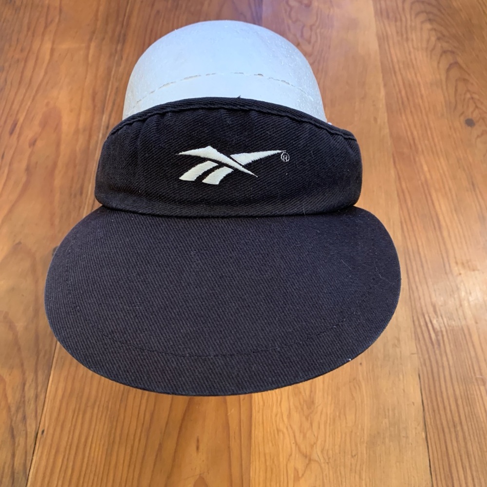 Vintage Reebok Visor 90 Unisex Adjustable Retro Black/Navy